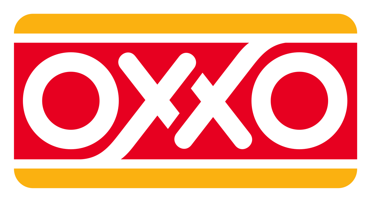 Logo de oxxo, establecimiento que maneja Hielos del Poniente